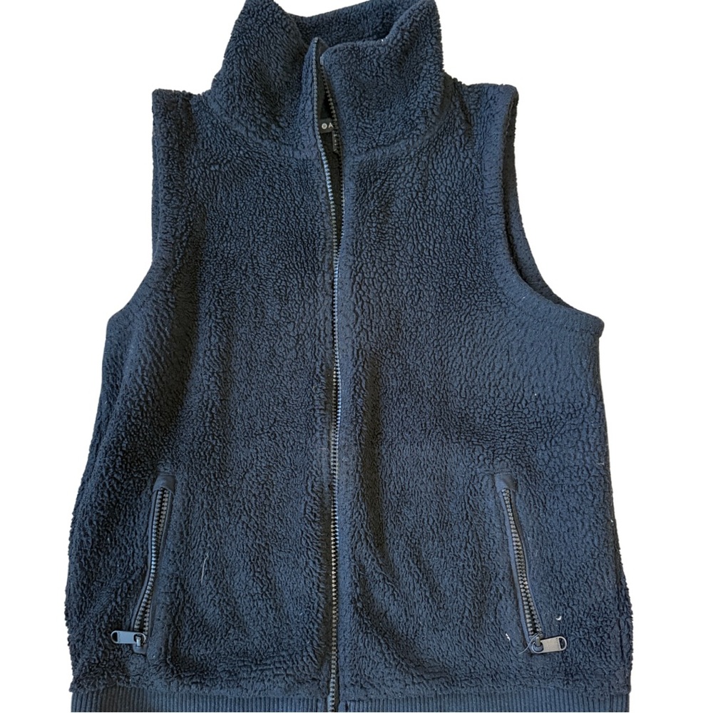 Athleta - Women’s Black Fleece Vest - Size XS